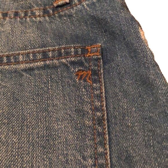 Madewell Womens Denim Mini Skirt Size 29 A-line Country Casual Summer Grunge - Picture 3 of 7